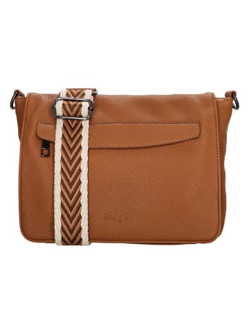 Beagles Umhängetasche in Hellbraun - (B)23 x (H)18 x (T)7 cm