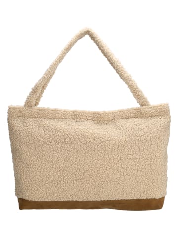 Beagles Shopper bag "Navarra" w kolorze beżowym - 60 x 36 x 9 cm