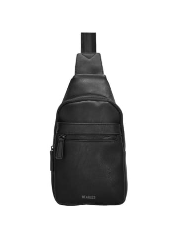 Beagles Brustbeutel "Toledo" in Schwarz - (B)15 x (H)36 x (T)5 cm