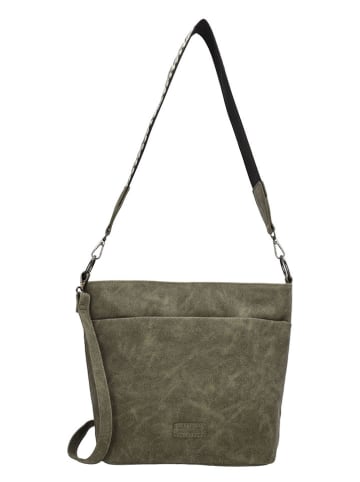 Beagles Schultertasche in Khaki - (B)32 x (H)26 x (T)12 cm