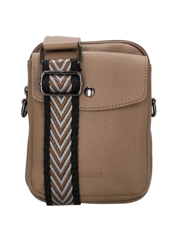 Beagles Handytasche "Las Palmas" in Hellbraun - (B)14 x (H)18 x (T)7 cm