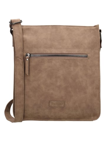 Beagles Umhängetasche in Beige - (B)25 x (H)27 x (T)9 cm
