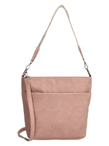 Beagles Shopper bag "Malaga" w kolorze jasnoróżowym - 32 x 26 x 12 cm