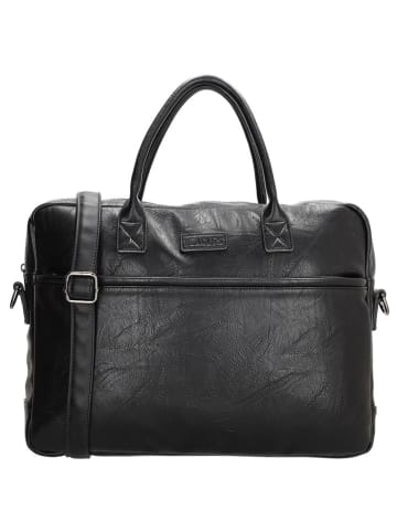 Beagles Laptoptasche "Murcia" in Schwarz - (B)39 x (H)28 x (T)6 cm