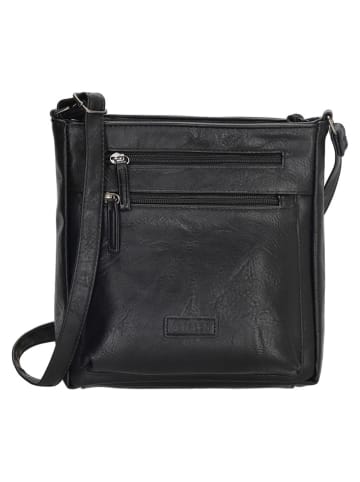 Beagles Umhängetasche "Dunas" in Schwarz - (B)21 x (H)23 x (T)7 cm