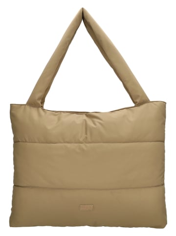 Beagles Shopper bag w kolorze khaki - 55 x 40 x 7 cm