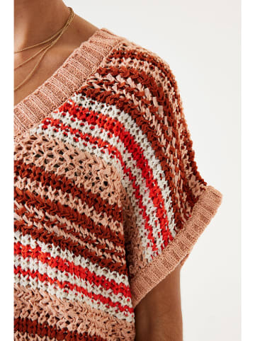 Garcia Trui lichtroze/rood/wit