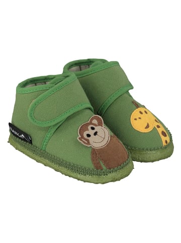 NANGA Hausschuhe "Affe" in Grün
