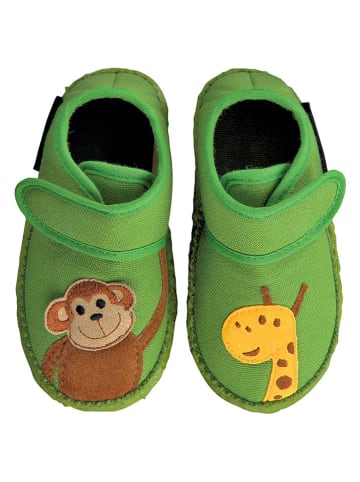 NANGA Hausschuhe "Affe" in Grün
