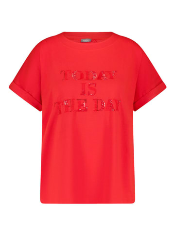 SAMOON Shirt rood
