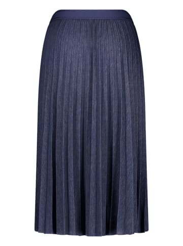 Gerry Weber Plisseerock in Dunkelblau