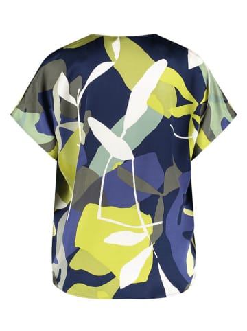 Gerry Weber Bluse in Dunkelblau/ Grün