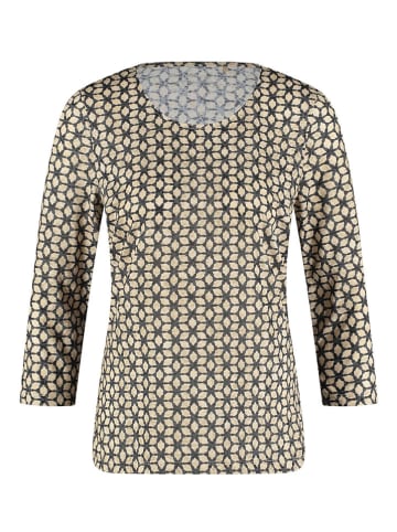 Gerry Weber Longsleeve in Anthrazit/ Beige