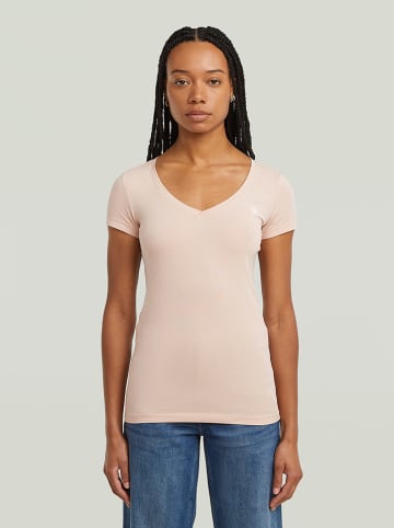 G-Star Shirt "Base V" lichtroze