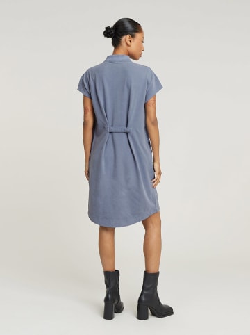 G-Star Polokleid in Blaugrau