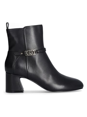 Liu Jo Leder-Stiefeletten in Schwarz