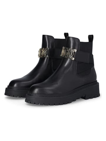 Liu Jo Leder-Boots in Schwarz