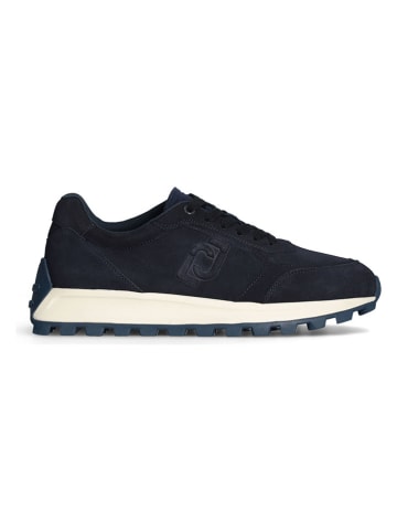 Liu Jo Leder-Sneakers in Dunkelblau