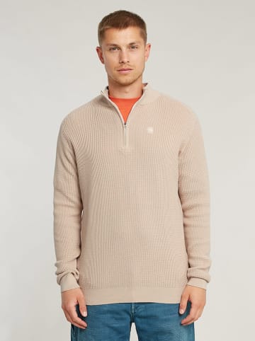 G-Star Sweter w kolorze beżowym