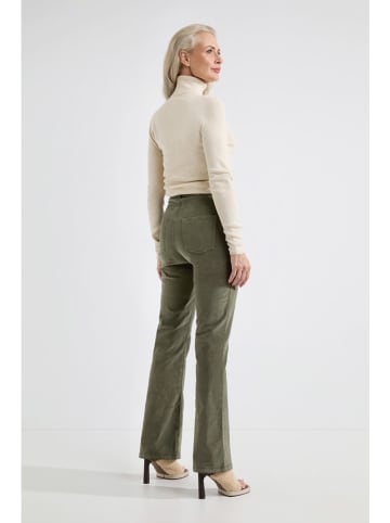 Josephine & Co Dżinsy "Alessandro" - Flare fit - w kolorze zielonym