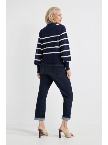 Josephine & Co Cardigan in Dunkelblau/ Weiß