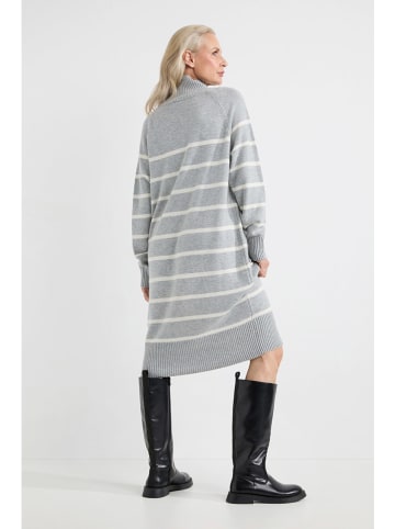 Josephine & Co Kleid "Anika" in Hellgrau/ Weiß