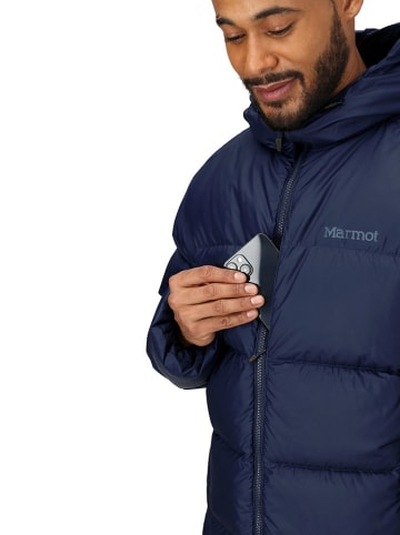 Marmot Doorgestikte jas "Guides" donkerblauw