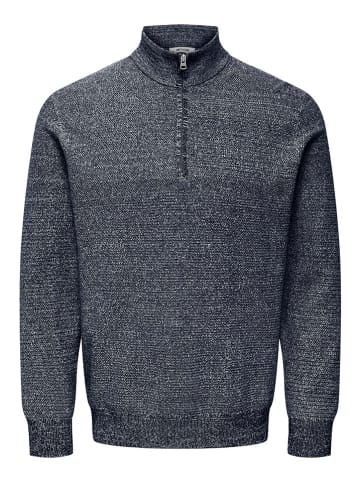 ONLY & SONS Sweter "Claus" w kolorze granatowym