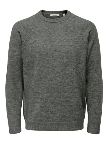 ONLY & SONS Sweter "Thomas" w kolorze szarym