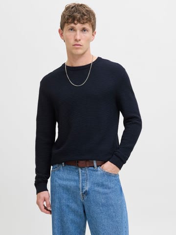 Jack & Jones Sweter w kolorze granatowym