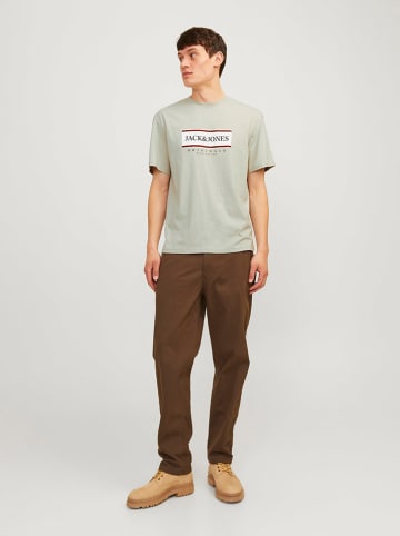 Jack & Jones Koszulka w kolorze szarobrązowym
