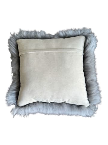Kaiser Naturfellprodukte Wełniana poduszka w kolorze szarym