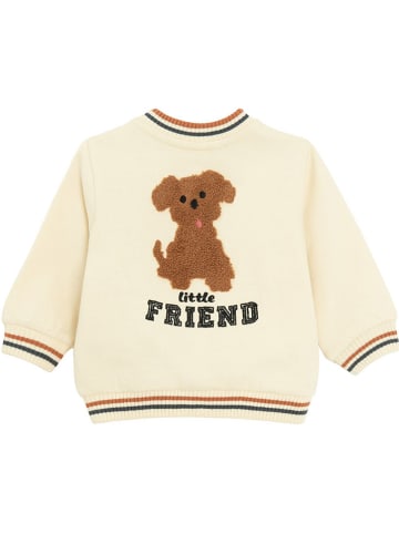 COOL CLUB Sweatjacke in Creme
