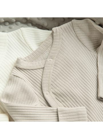 COOL CLUB 2er-Set: Bodys in Beige/ Creme