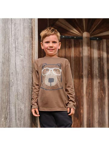 COOL CLUB Longsleeve in Hellbraun