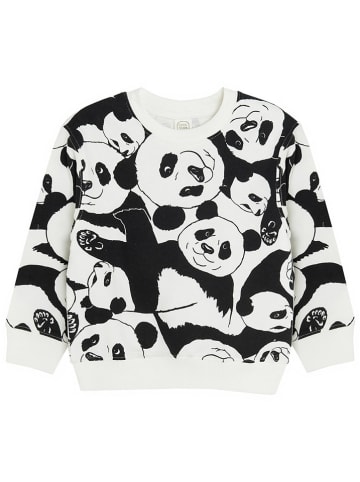 COOL CLUB Sweatshirt in Schwarz/ Weiß