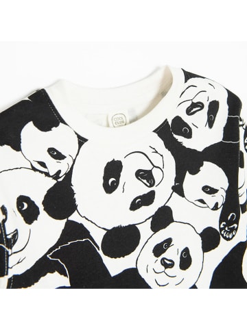 COOL CLUB Sweatshirt in Schwarz/ Weiß