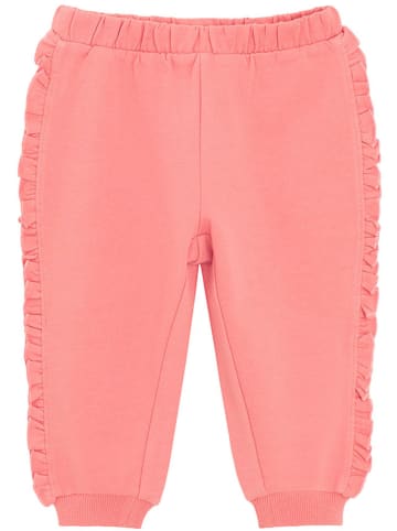 COOL CLUB 2-delige set: sweatbroeken lichtroze/crème