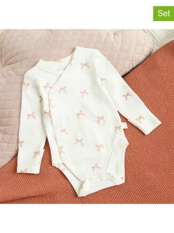 COOL CLUB 2er-Set: Bodys in Rosa/ Weiß