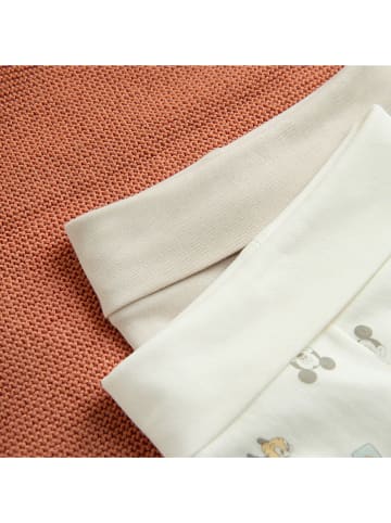 COOL CLUB Legginsy (2 pary) w kolorze kremowym