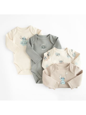 COOL CLUB 4-delige set: rompers beige/kaki