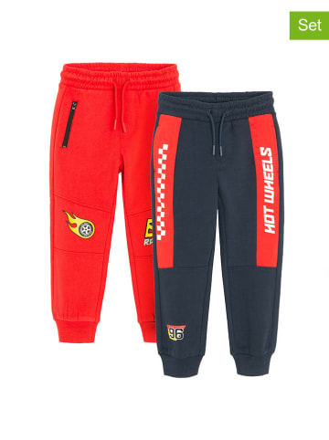 COOL CLUB 2-delige set: sweatbroeken rood/donkerblauw