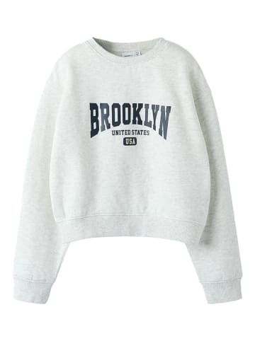 name it Sweatshirt lichtgrijs