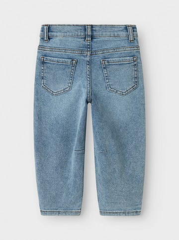 name it Spijkerbroek ''Balloon'' - mom fit - blauw