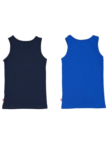 LEGO 2-delige set: tops donkerblauw/blauw