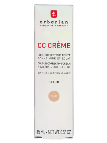 erborian CC-cream "Clair" - SPF 30, 15 ml
