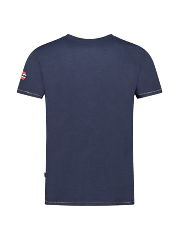 Geographical Norway Shirt "Jasic" donkerblauw