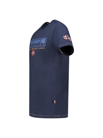 Geographical Norway Shirt "Jasic" donkerblauw