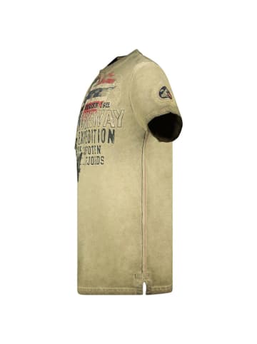 Geographical Norway Shirt "Jelegant" in Khaki