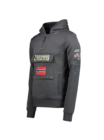 Geographical Norway Hoodie "Gymclass" antraciet